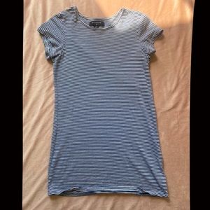 Casual Striped Mini Dress